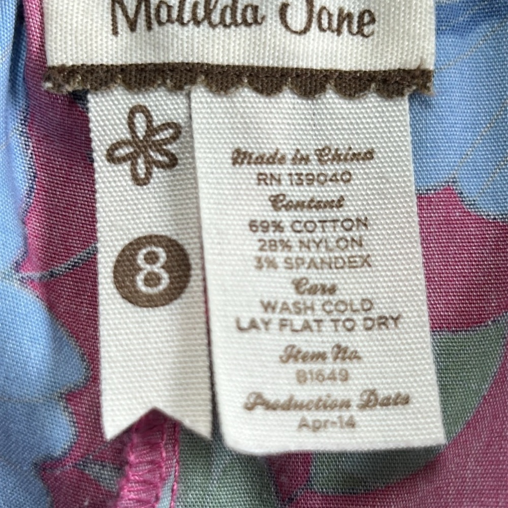 Matilda Jane Nightfall Floral big ruffle girls pants. Size 8. Great condition - Picture 3 of 10